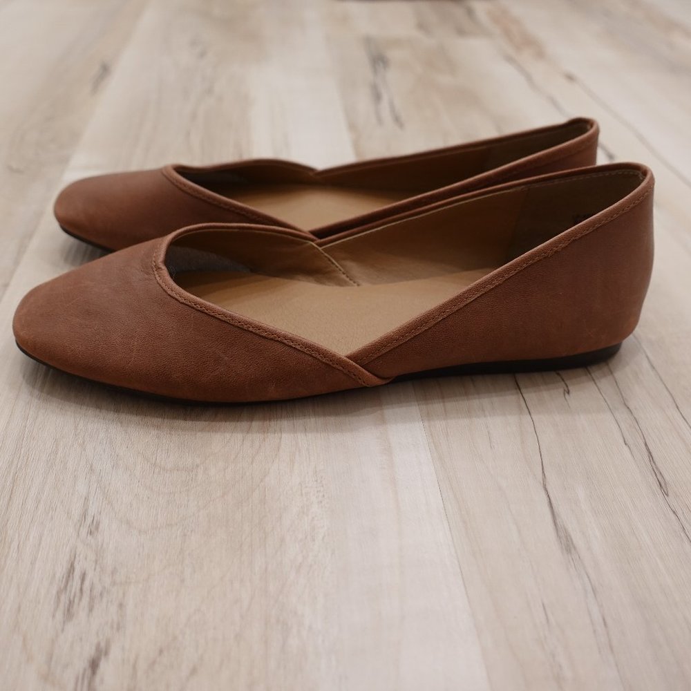 Lucky Brand Brown Adoura Leather Flats